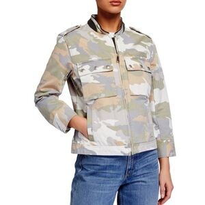 ZADIG & VOLTAIRE  "Sunshine" Camo Kavy Jacket Size Medium